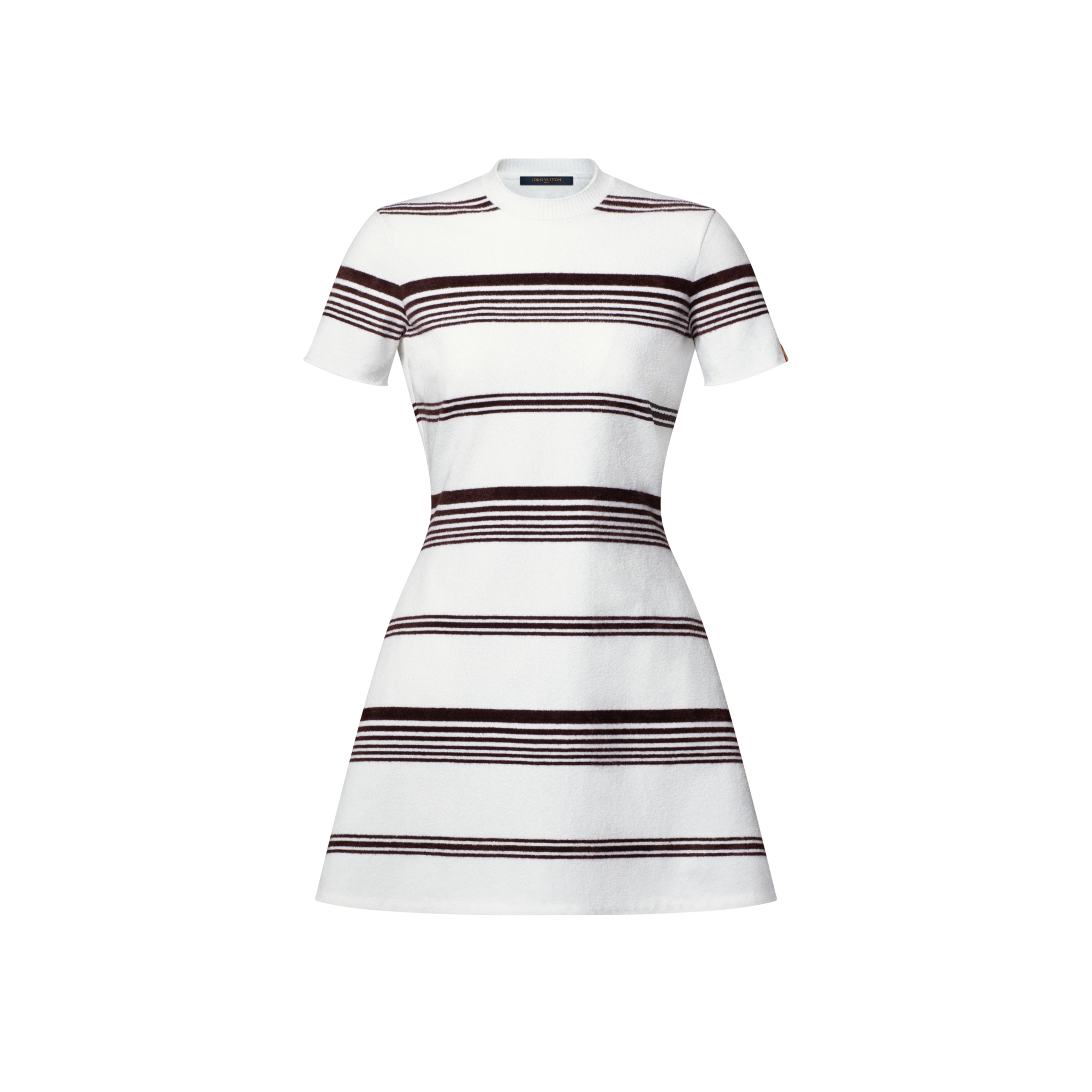 Striped Knit Skater Dress  in Women