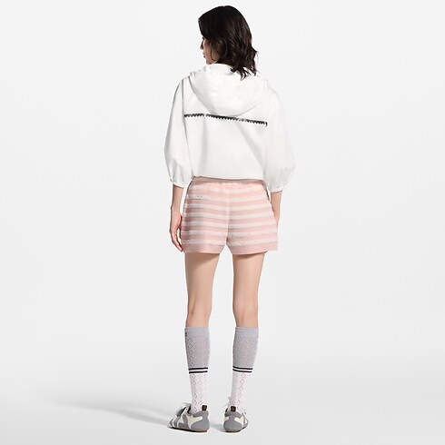 Striped Terry Knit Shorts in Women's Ready to Wear Skirts and Shorts collections by Louis Vuitton (Product zoom)