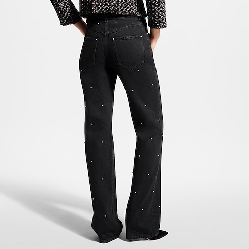 Stud Detail Jeans in Women's Ready to Wear Pants and Shorts collections by Louis Vuitton (Product zoom)