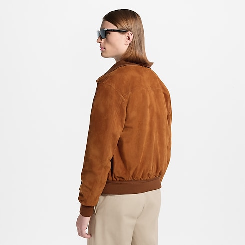 Suede Flight Jacket in Men's Ready to Wear Outerwear and Coats collections by Louis Vuitton (Product zoom)