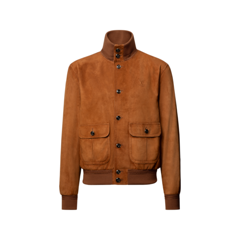 Suede Flight Jacket in Men's Ready to Wear Outerwear and Coats collections by Louis Vuitton (Product zoom)