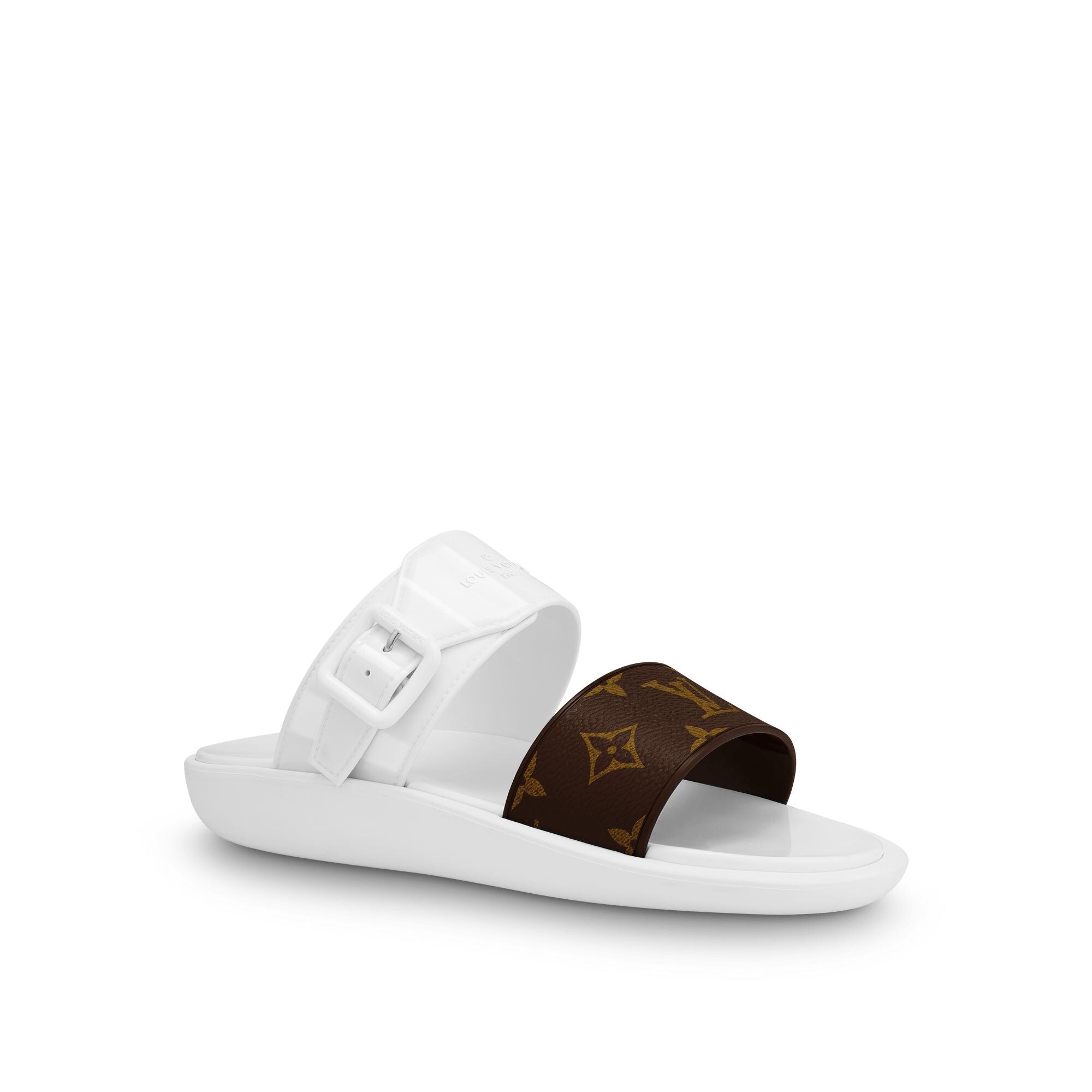 louis vuitton rubber slides