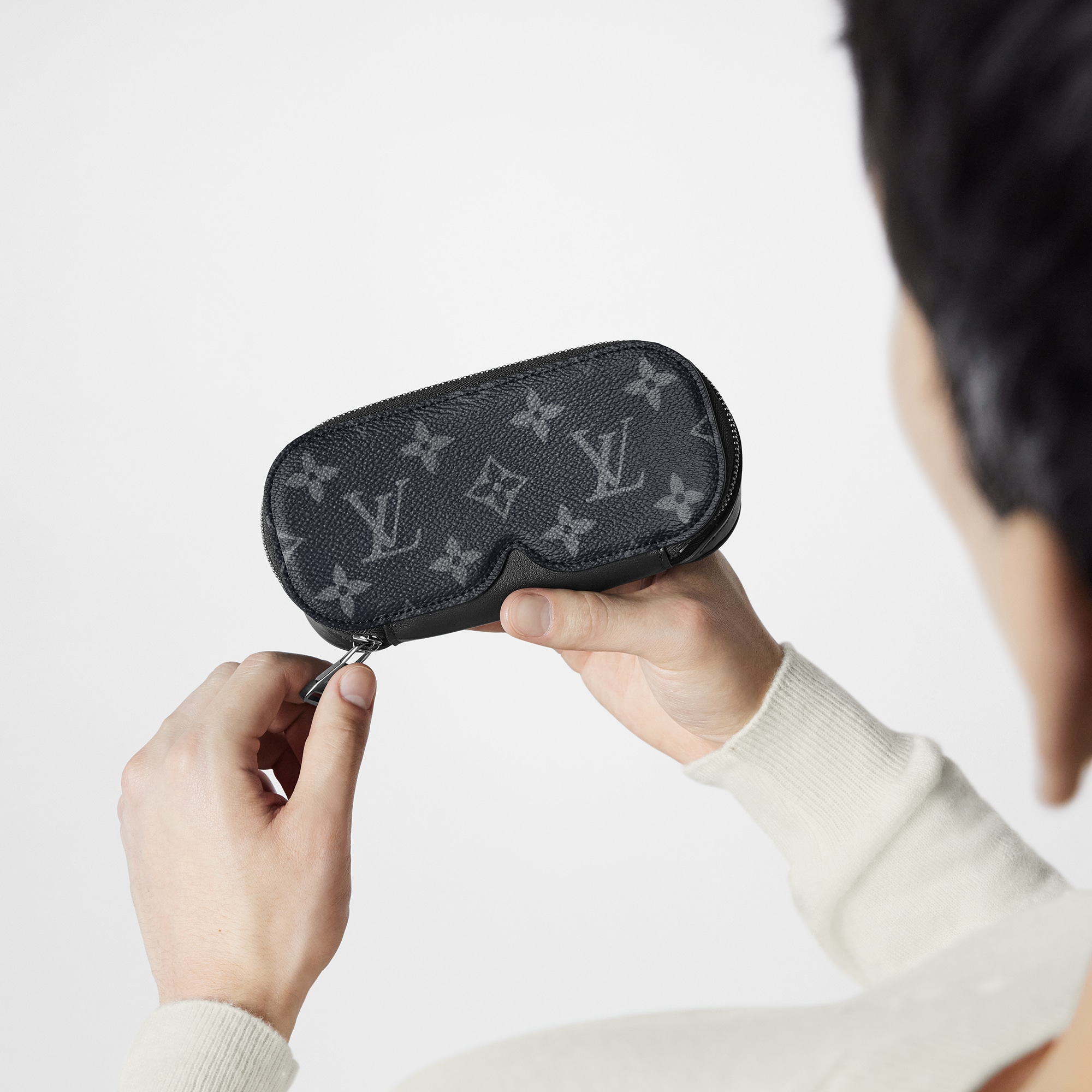 Sunglasses Pouch GM Monogram Eclipse Canvas in Trunks, Travel and Home