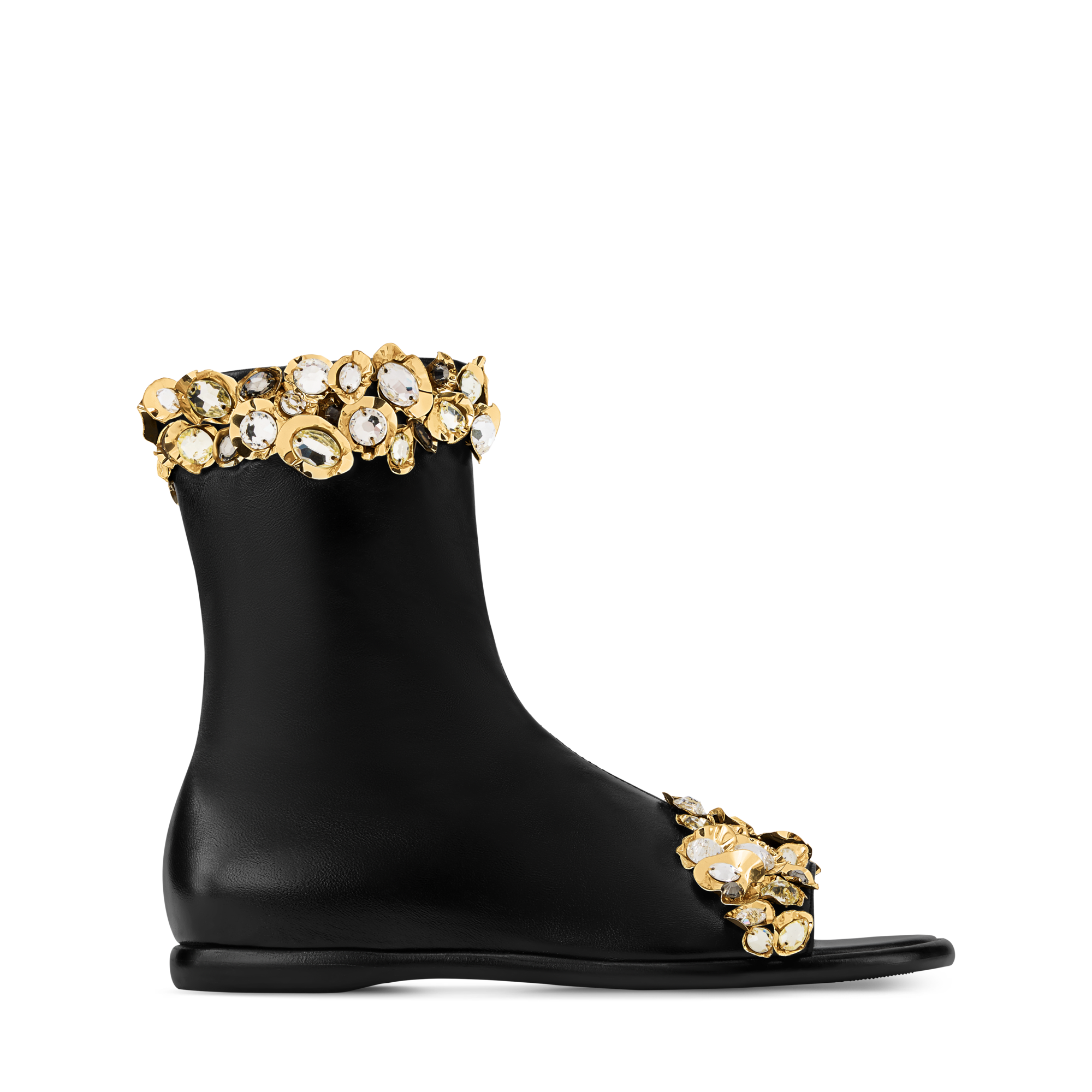 Talisman Open Toe Flat Ankle Boot  in Women