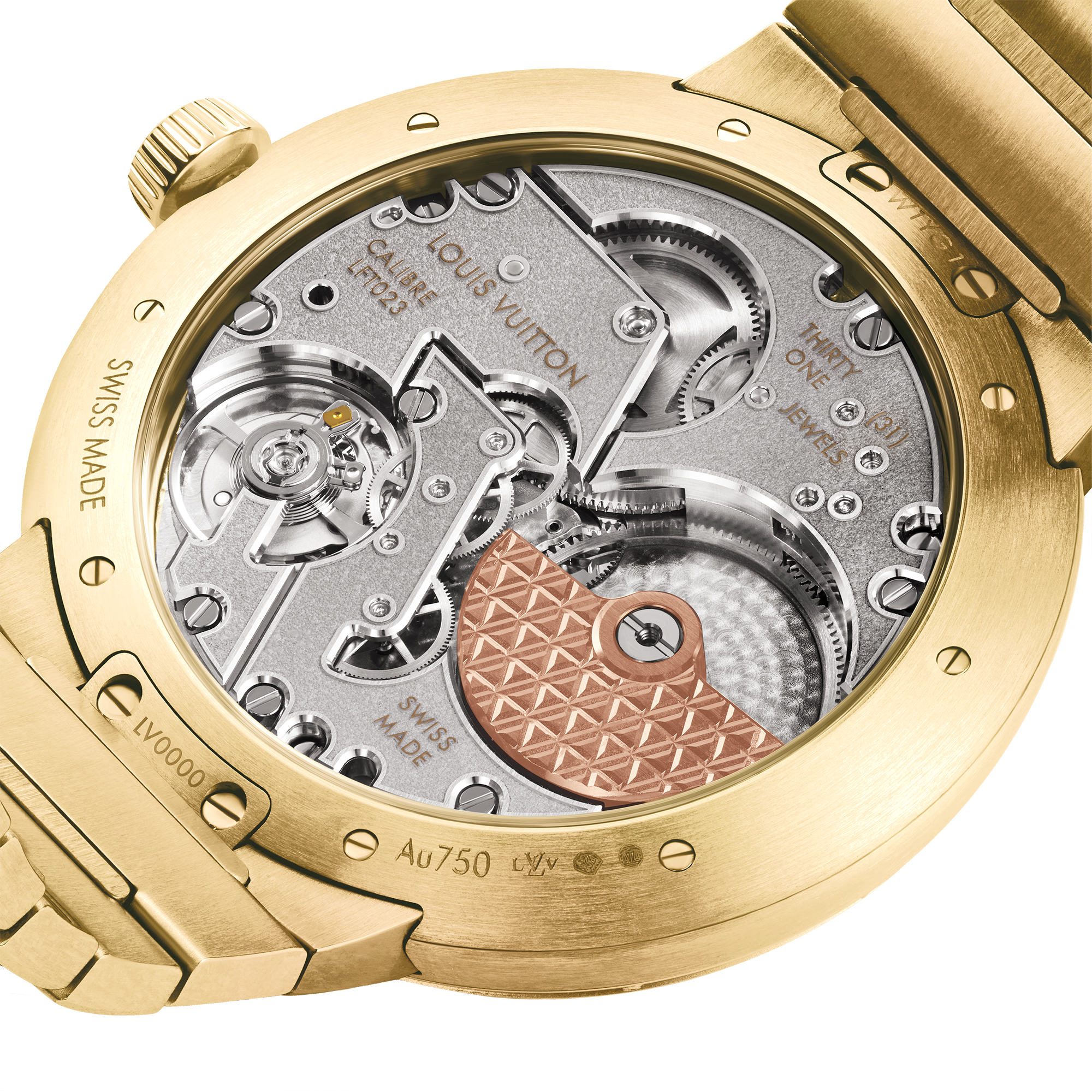 Tambour - 自動機芯、40毫米及黃K金  in 腕錶系列