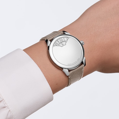 Tambour Convergence, Automatic, 37mm, Mirror Steel in Watches's All Watches } collections by Louis Vuitton (Product zoom)