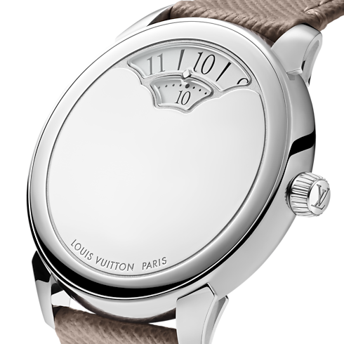 Tambour Convergence, Automatic, 37mm, Mirror Steel in Watches's All Watches } collections by Louis Vuitton (Product zoom)