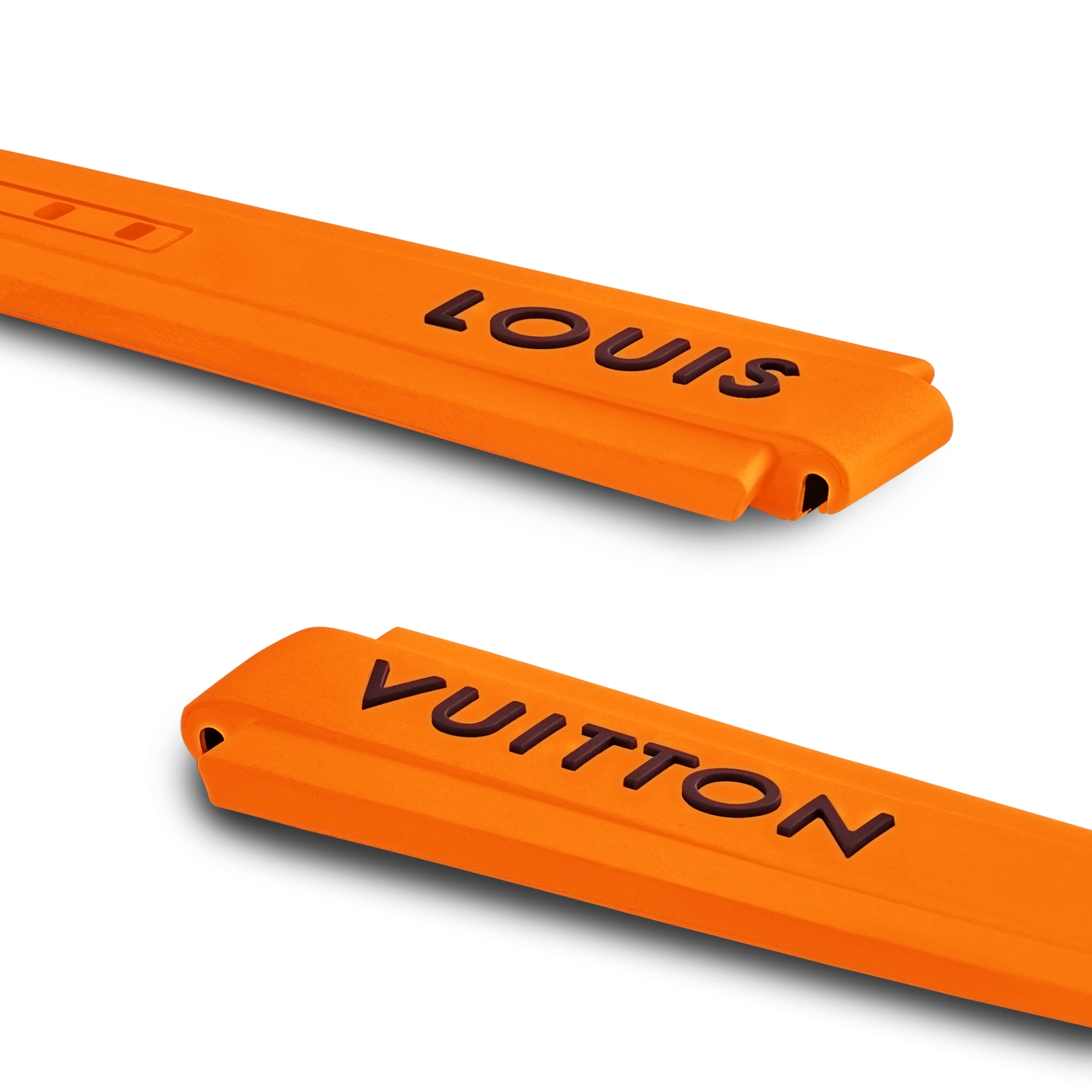 Tambour Louis Vuitton 橡膠錶帶  in 腕錶系列