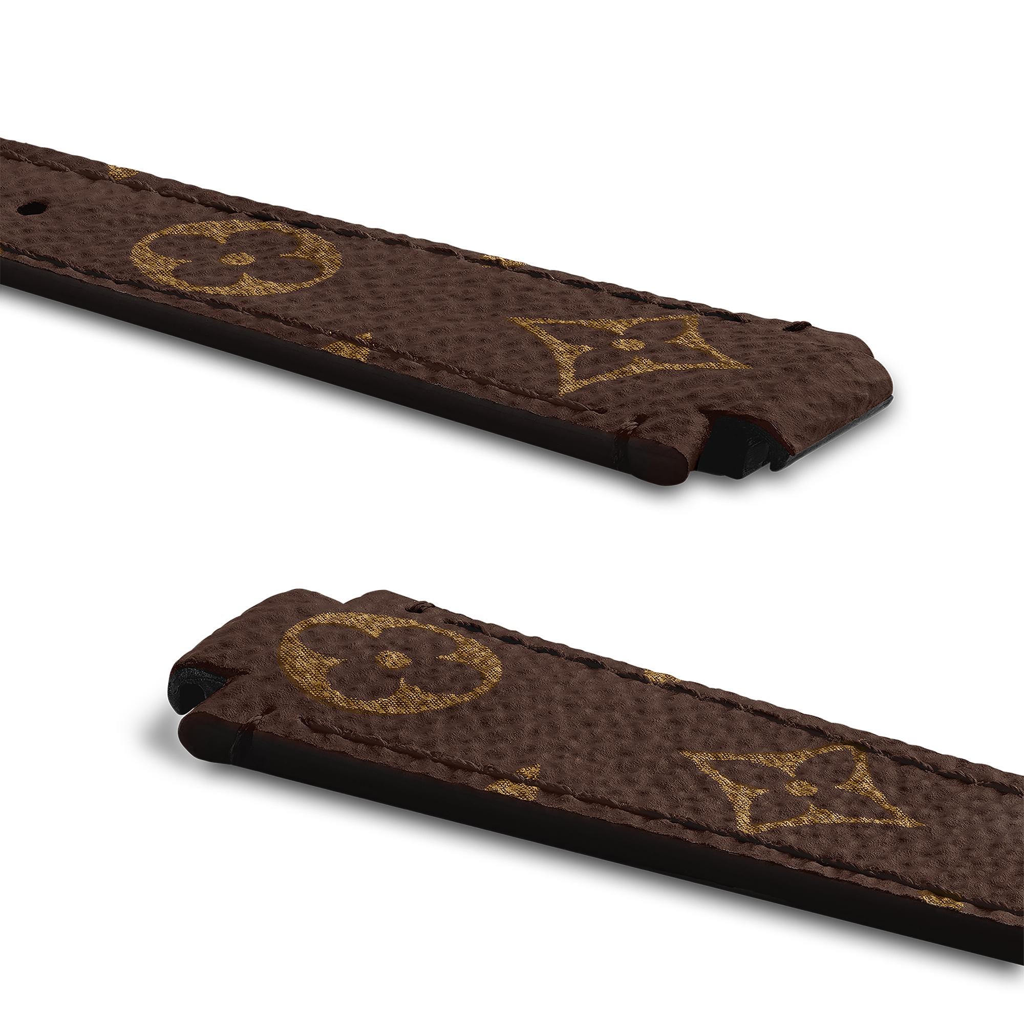 Tambour Monogram Canvas Strap  in Watches