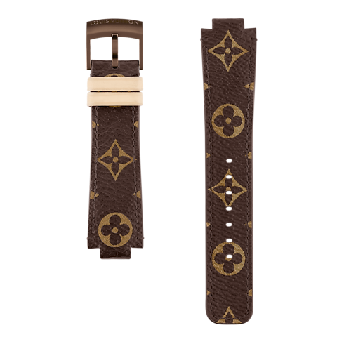 Tambour Monogram Canvas Strap in Watches's Connected Watches Connected Watches Straps & Accessories collections by Louis Vuitton (Product zoom)