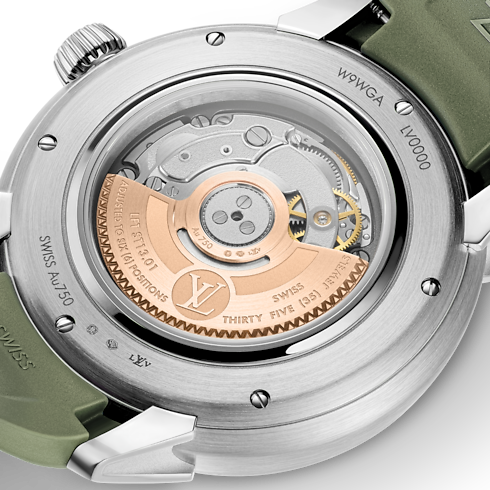 Tambour Spin Time,自動機芯,39.5毫米,白K金 in 腕錶系列's 腕錶總覽 } collections by Louis Vuitton (產品縮放)