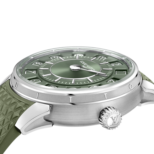 Tambour Spin Time,自動機芯,39.5毫米,白K金 in 腕錶系列's 腕錶總覽 } collections by Louis Vuitton (產品縮放)