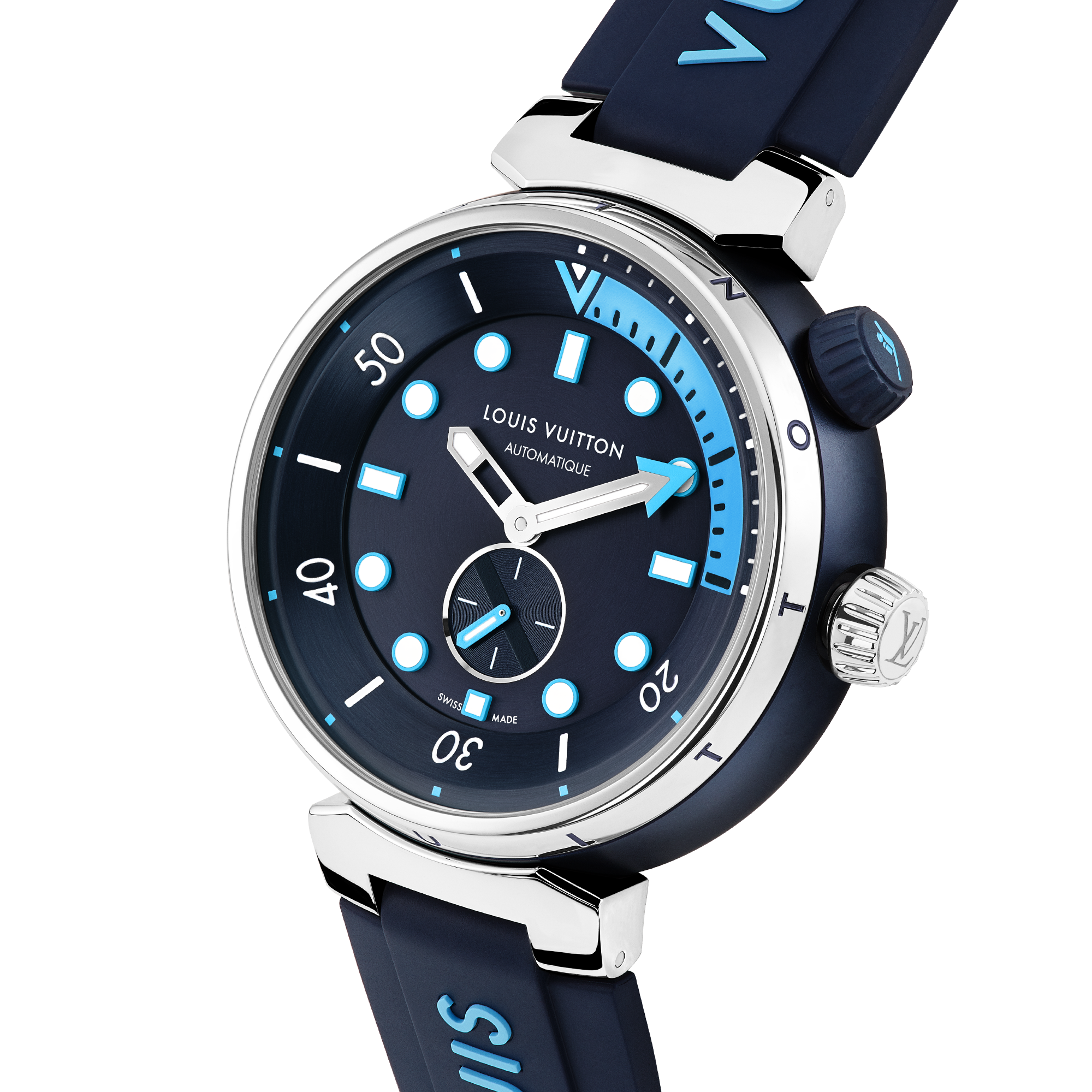 Tambour Street Diver, Automatic, 44mm, Steel  in Watches