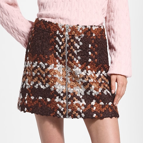 Tartan Tweed Mini Skirt in Women's Ready to Wear New In Ready-to-Wear collections by Louis Vuitton (Product zoom)