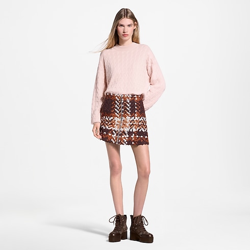 Tartan Tweed Mini Skirt in Women's Ready to Wear New In Ready-to-Wear collections by Louis Vuitton (Product zoom)
