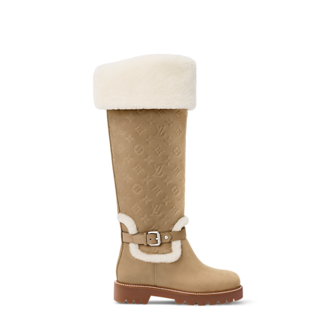 Territory Flat Thigh Boot in Women's Shoes Boots and Ankle Boots collections by Louis Vuitton (Product zoom)