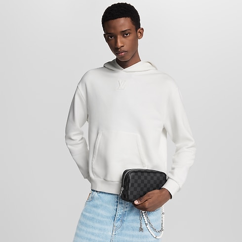 Toilet Pouch PM Damier Graphite Canvas in Men's Travel Travel Accessories collections by Louis Vuitton (Product zoom)