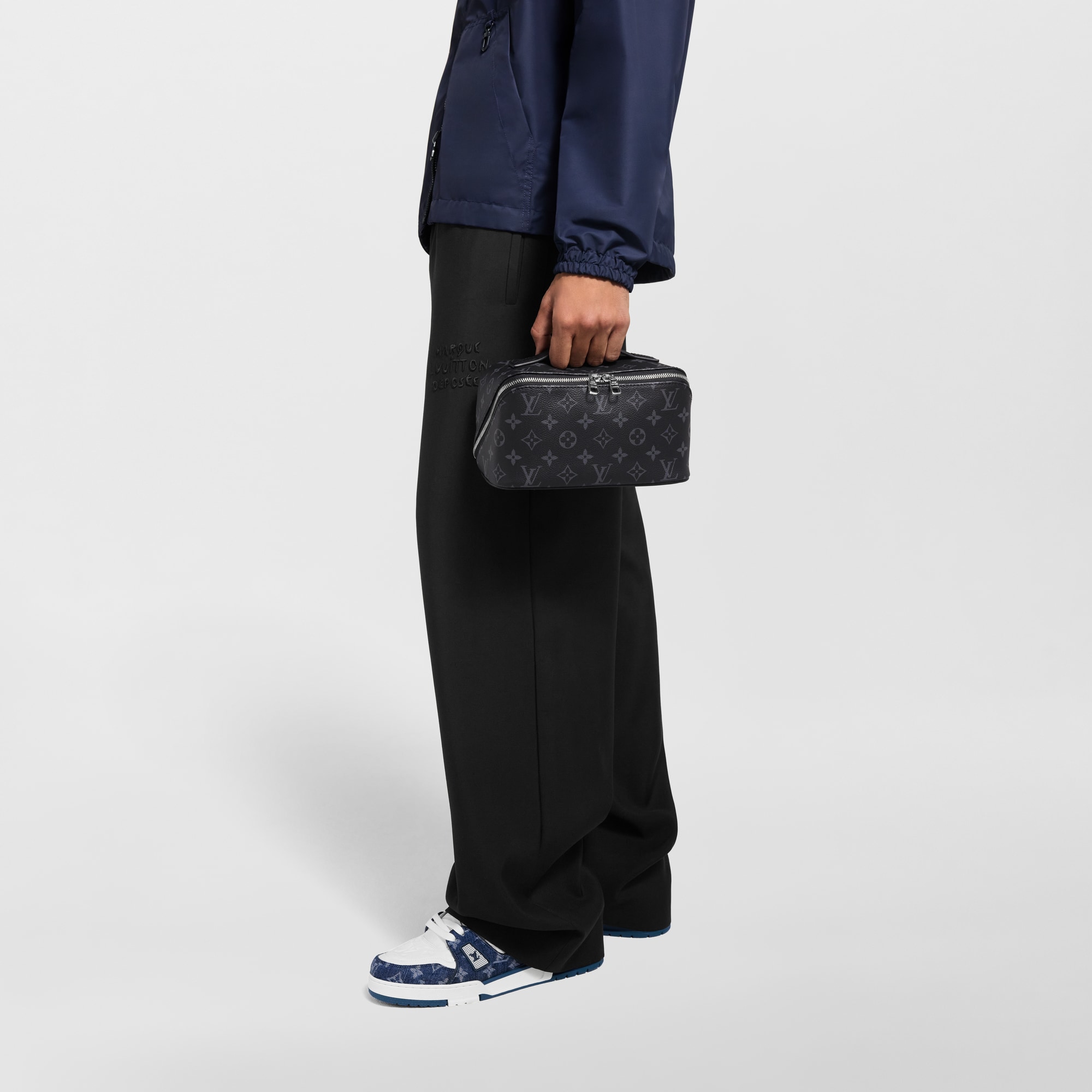 梳洗袋 Monogram Eclipse 帆布 in 男士