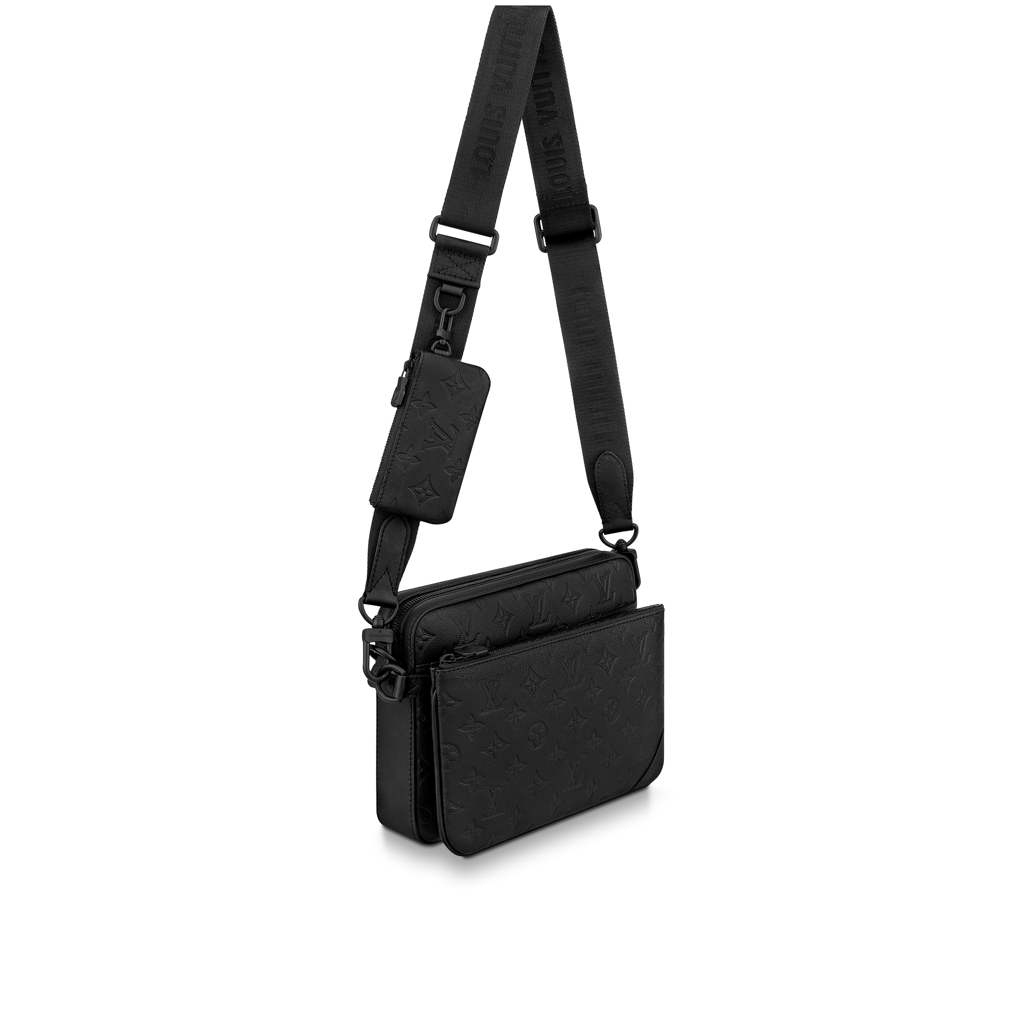 Trio 郵差包 Monogram Shadow 皮革 in 男士