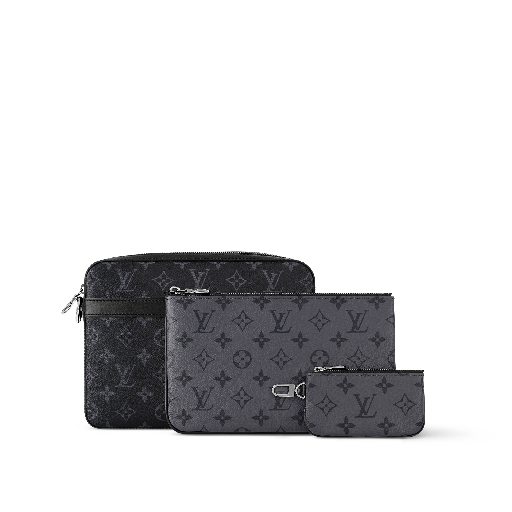 Trio Messenger Monogram Eclipse Canvas in Men