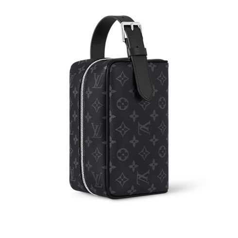 Trousse Toilette Locker Dopp Kit Monogram Eclipse Canvas in Men's Travel Travel Accessories collections by Louis Vuitton (Product zoom)