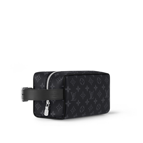 Trousse Toilette Locker Dopp Kit Monogram Eclipse Canvas in Men's Travel Travel Accessories collections by Louis Vuitton (Product zoom)
