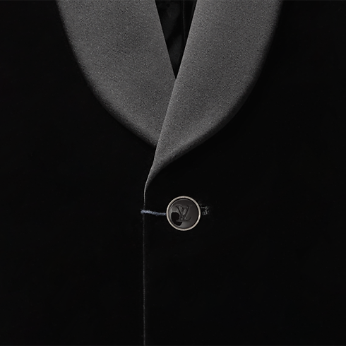 Velvet Single-Breasted Tuxedo Jacket in Men's New In Men } collections by Louis Vuitton (Product zoom)