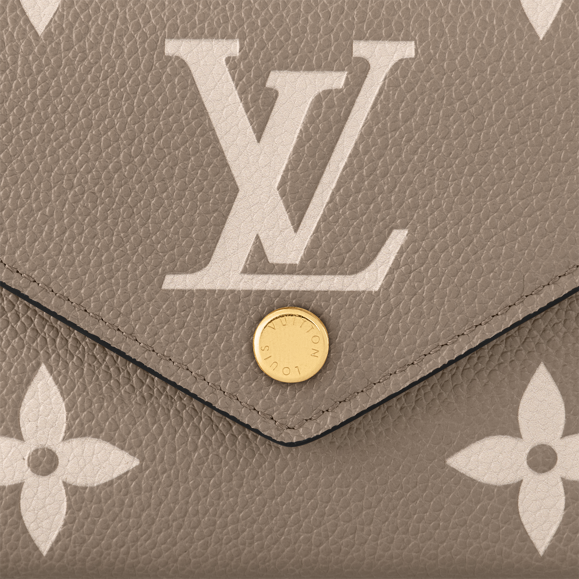 Victorine Wallet Bicolor Monogram Empreinte Leather in Women