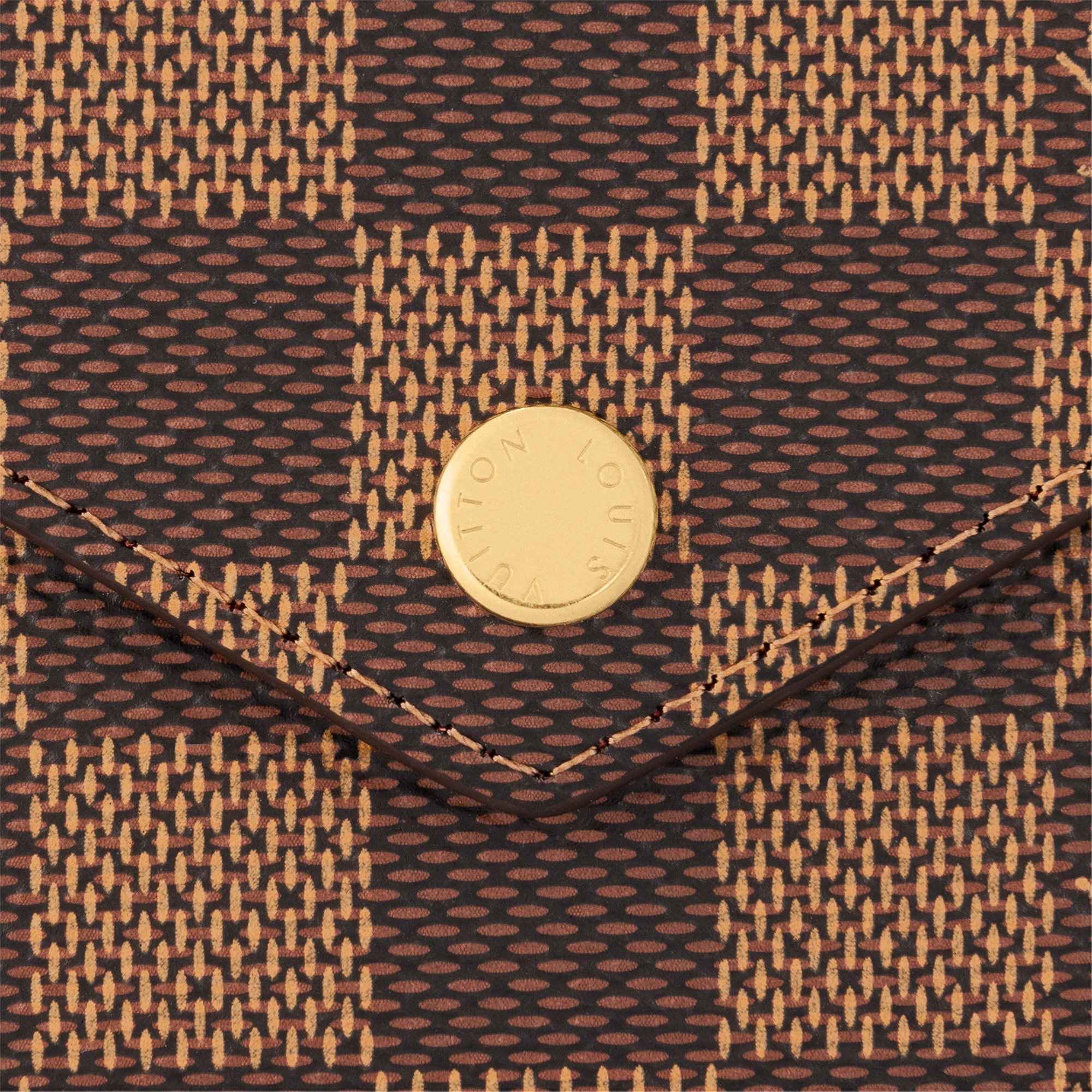 Victorine Wallet Damier Ebène Canvas in Women