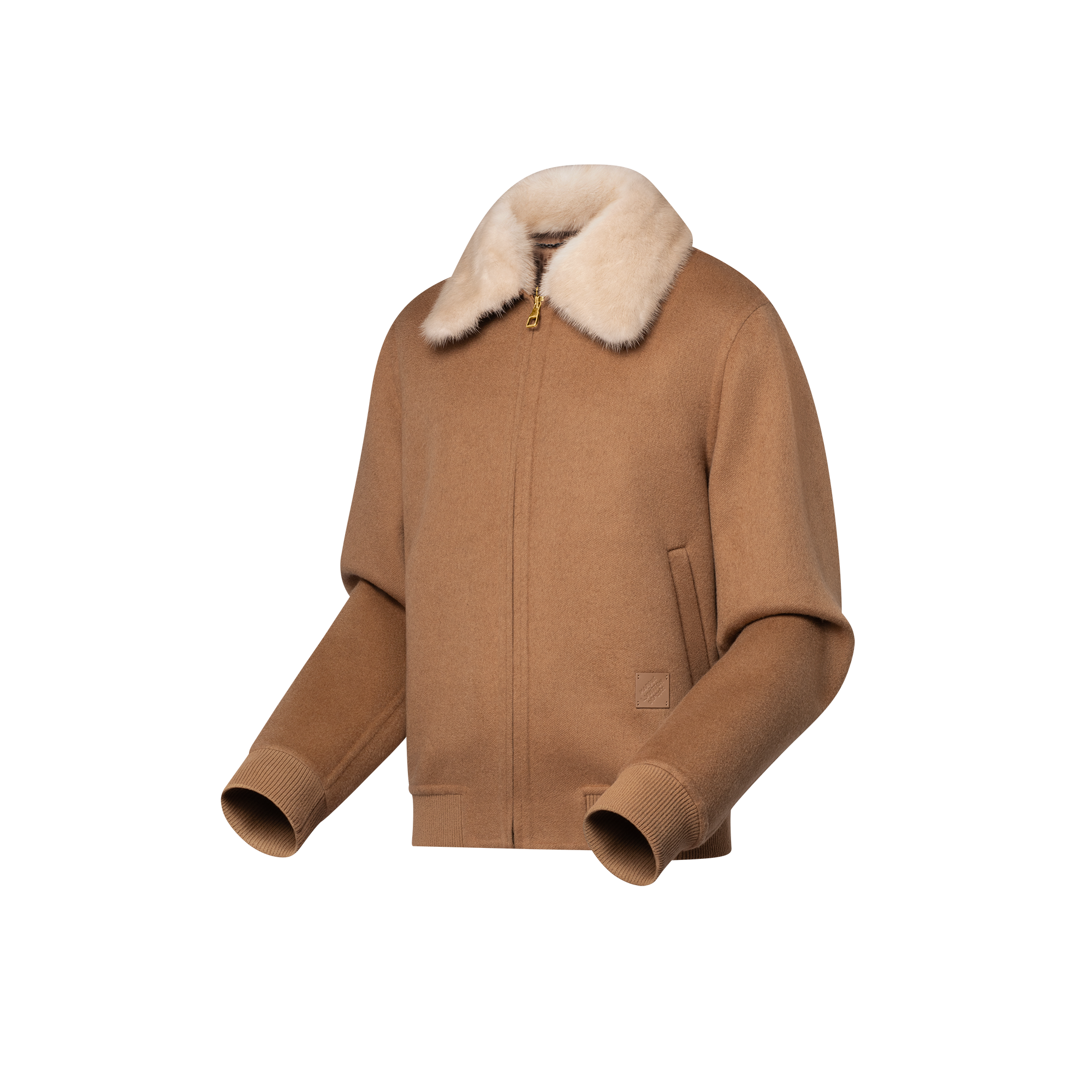 Vicuna And Cashmere Blouson With Mink Collar  in Men