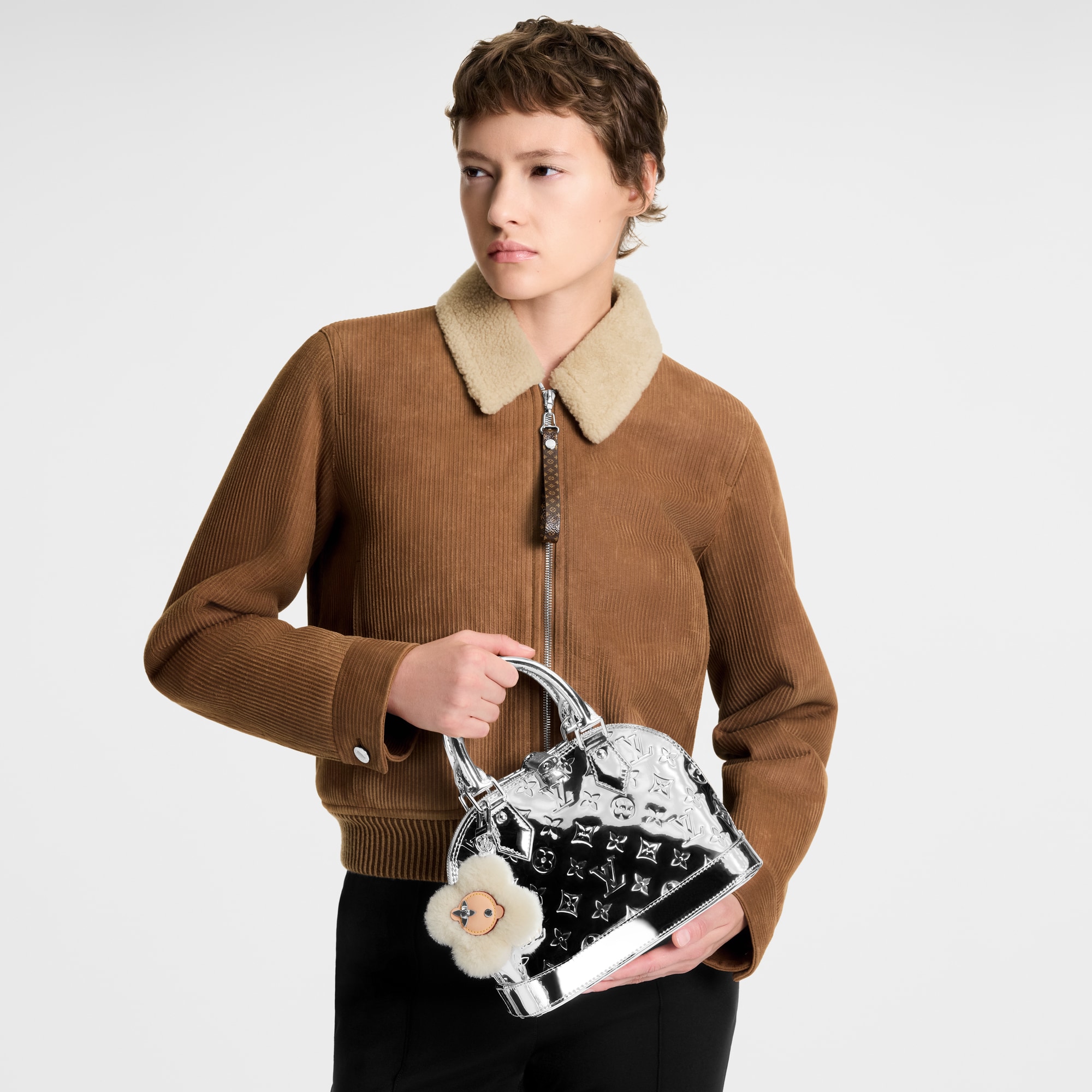 Vivienne Shearling Bag Charm . in Women