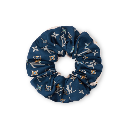 Vivienne Tea Bi-Color Scrunchie back view