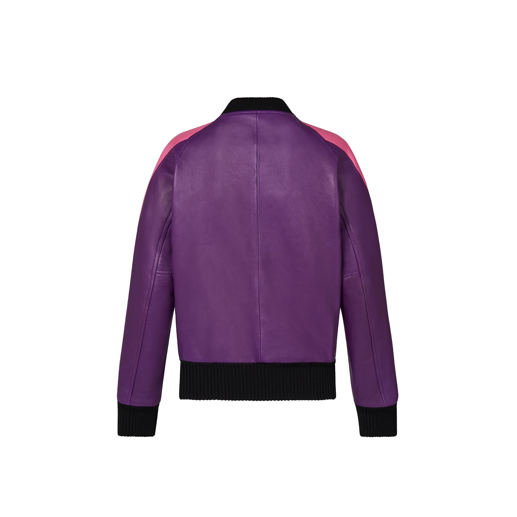 leather fleece jacket