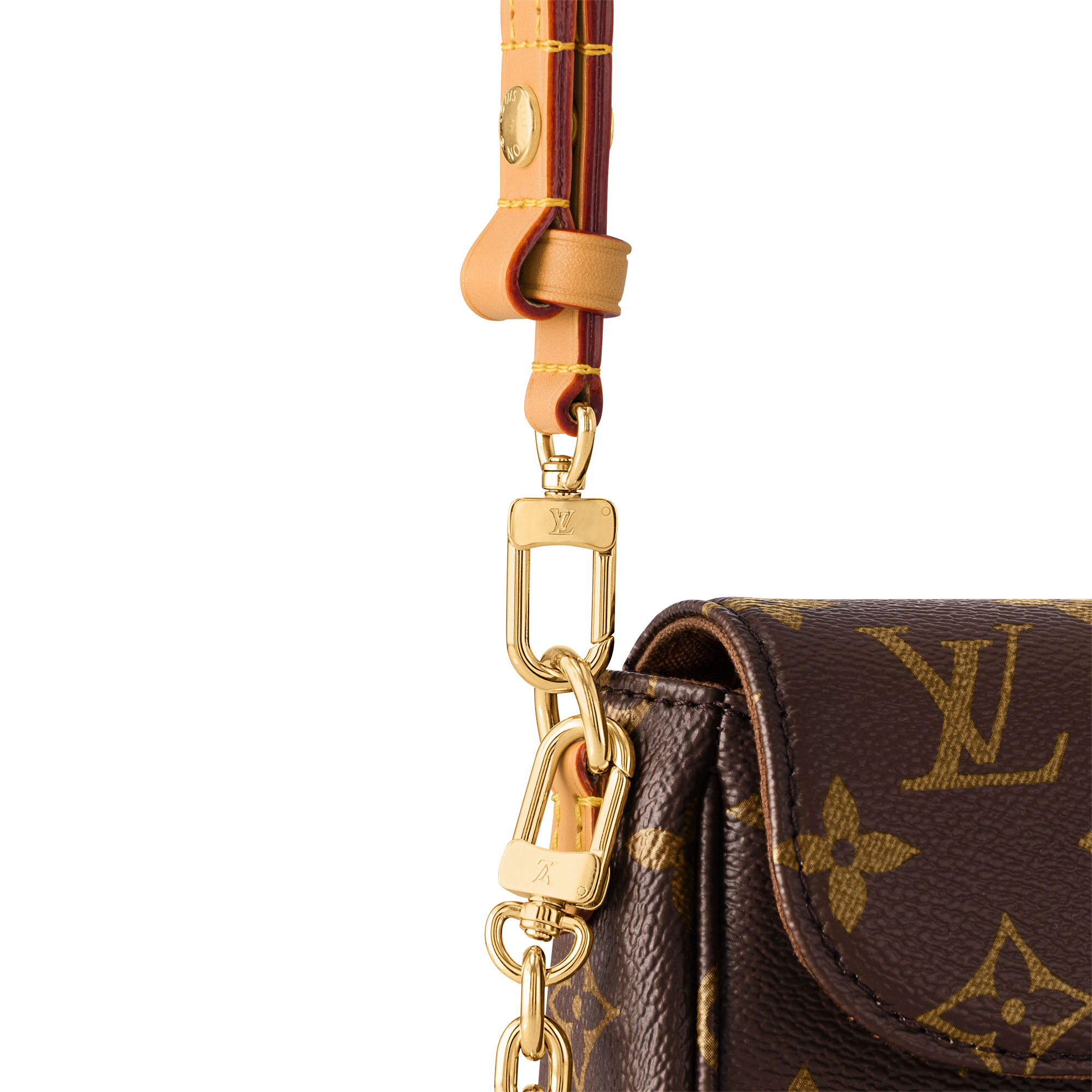 Wallet on Chain Ivy Monogram Canvas in Women
