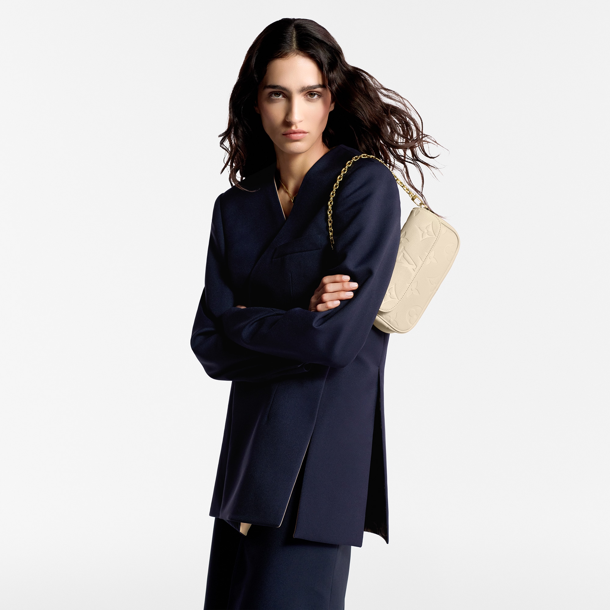 Wallet On Chain Ivy Monogram Empreinte Leather in Women