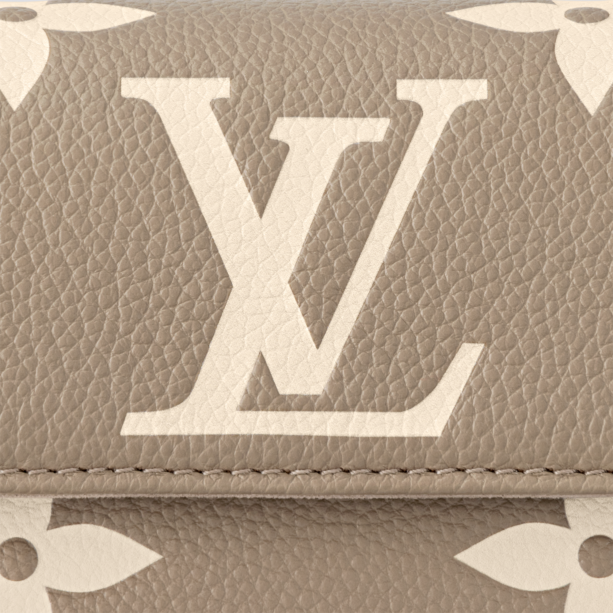 Wallet On Chain Ivy Bicolor Monogram Empreinte Leather in Women
