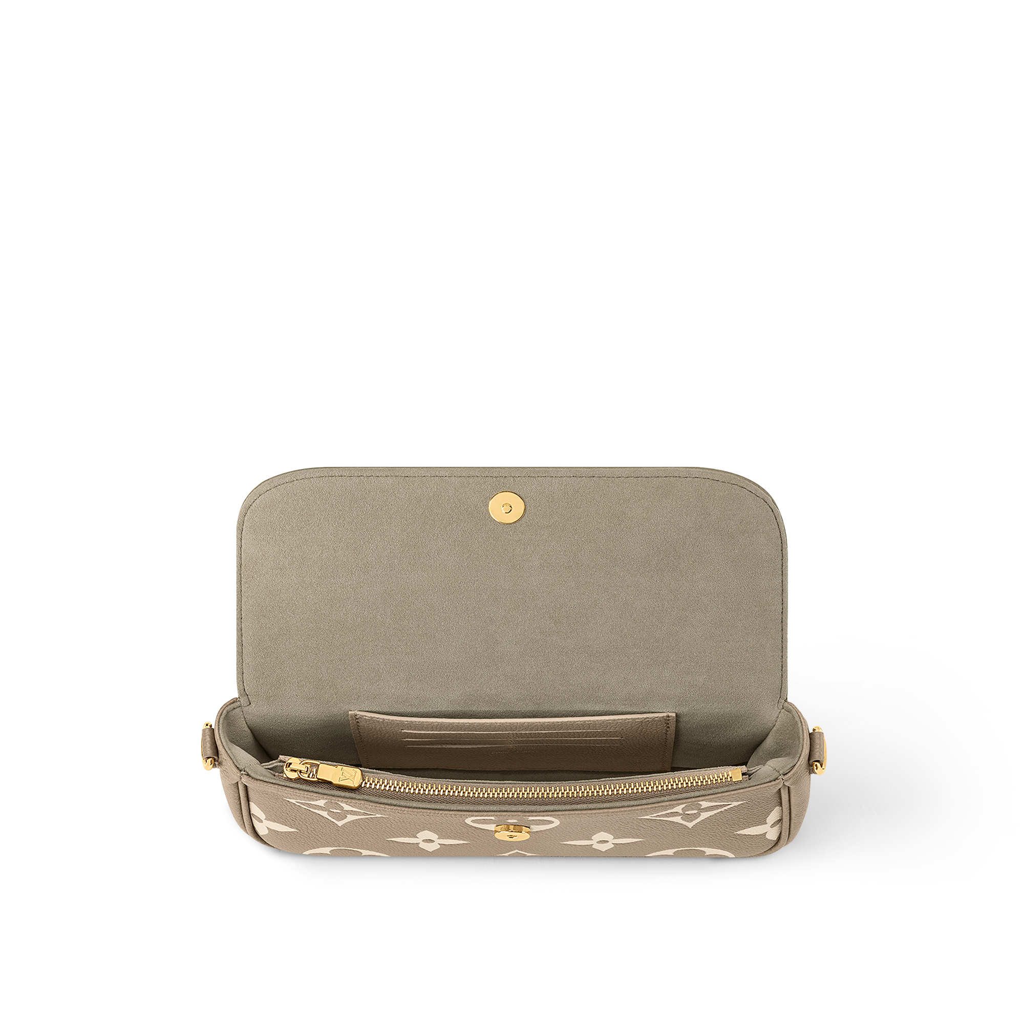 Wallet On Chain Ivy Bicolor Monogram Empreinte Leather in Women