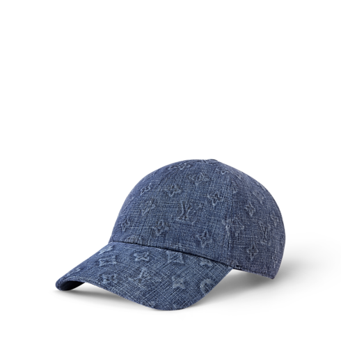 Washed Monogram Ghost Cap side view