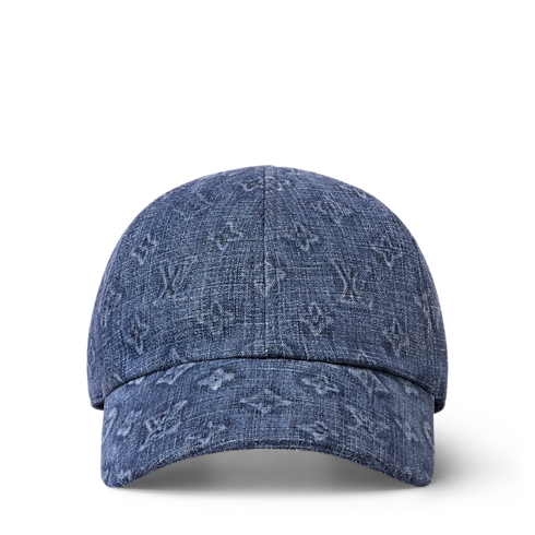 Washed Monogram Ghost Cap front view