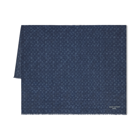 Washed Monogram Ghost Stole . in Men's Accessories Scarves for Men collections by Louis Vuitton (Product zoom)