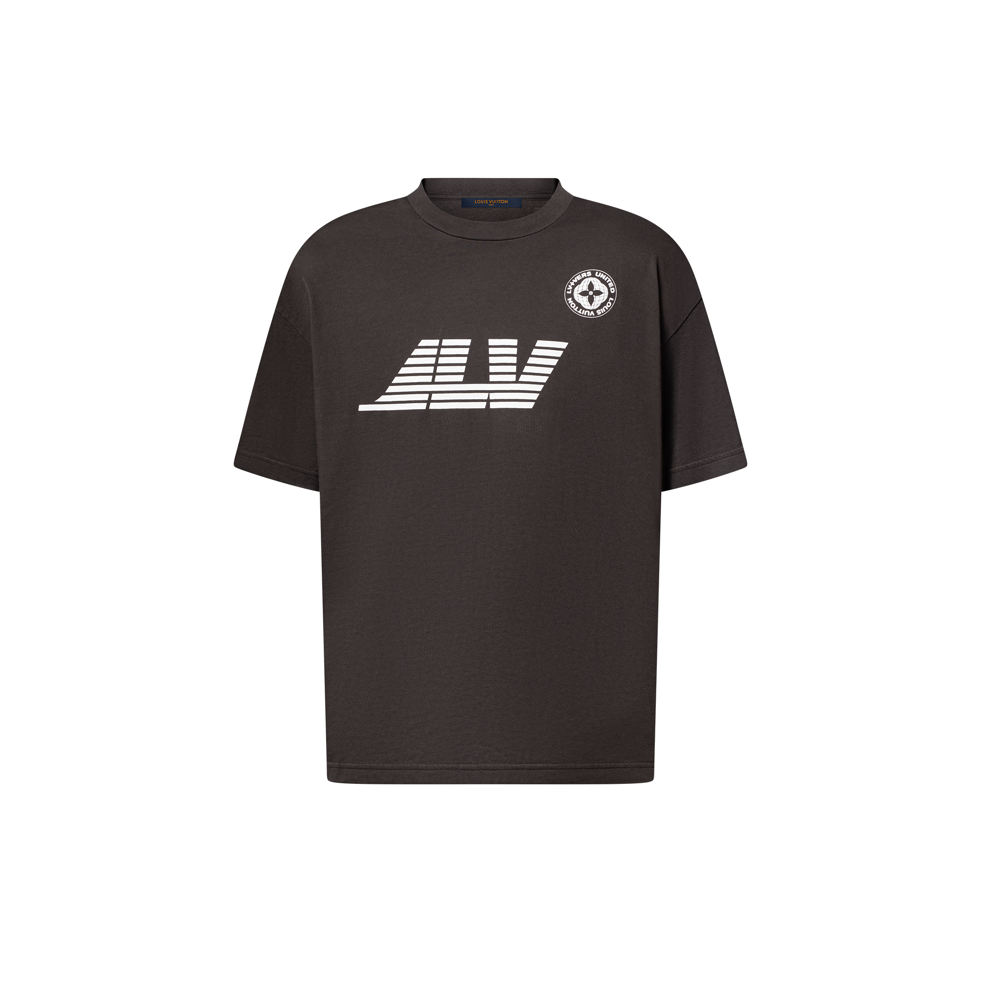 洗水印花棉質 T 恤  in 男士