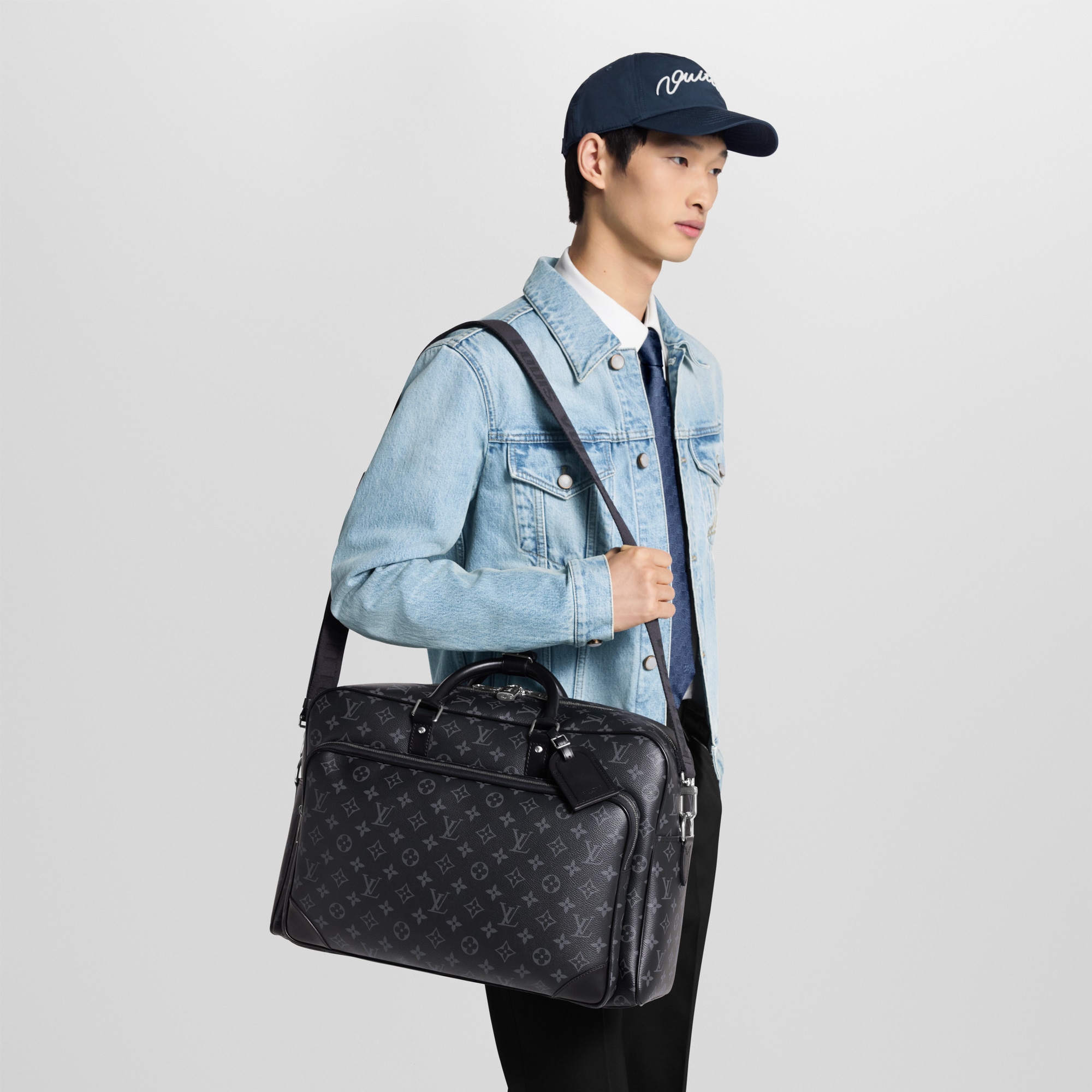 Weekender Bag Monogram Eclipse 帆布 in 男士
