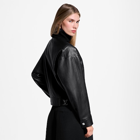 Wool Insert Biker Jacket in Women's Ready to Wear Coats and Jackets collections by Louis Vuitton (Product zoom)