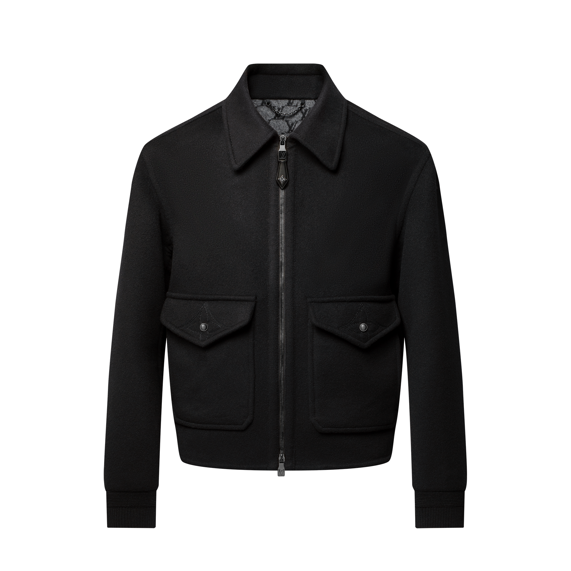 羊毛純絲混紡雙面外套  in 男士