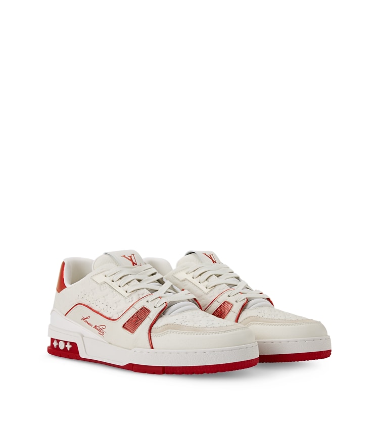 LV Trainer Sneaker - Luxury Shoes - 1AKCLD Red | LOUIS VUITTON 