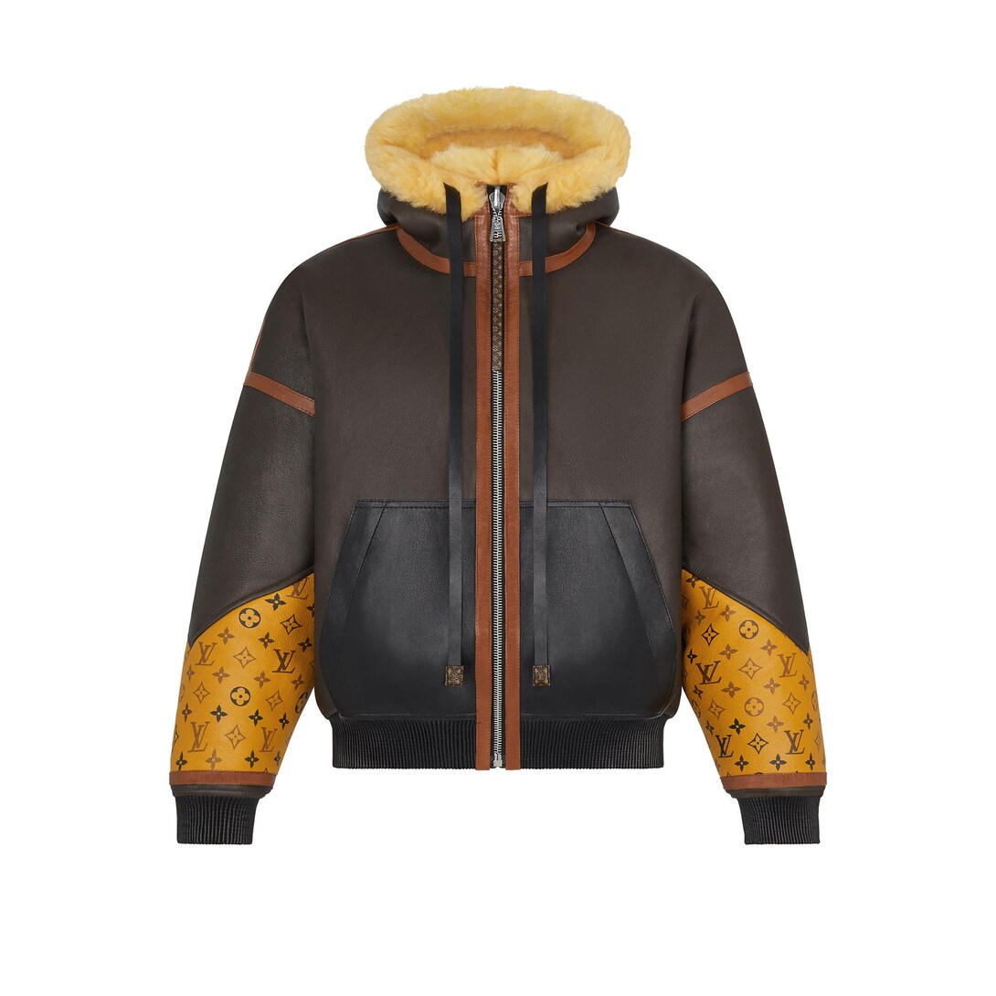 louis vuitton orange jacket