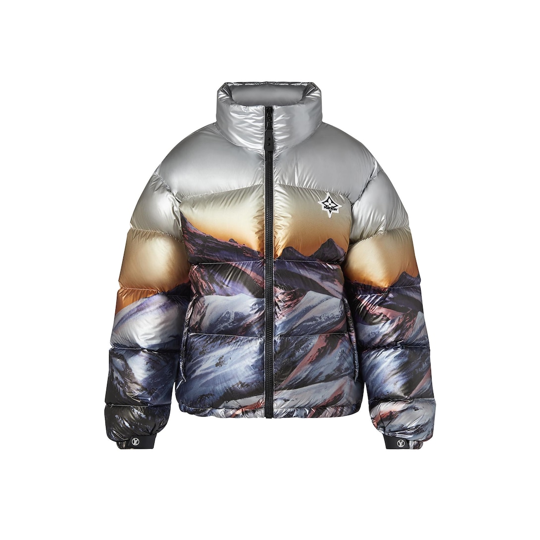 chrome puffer jacket