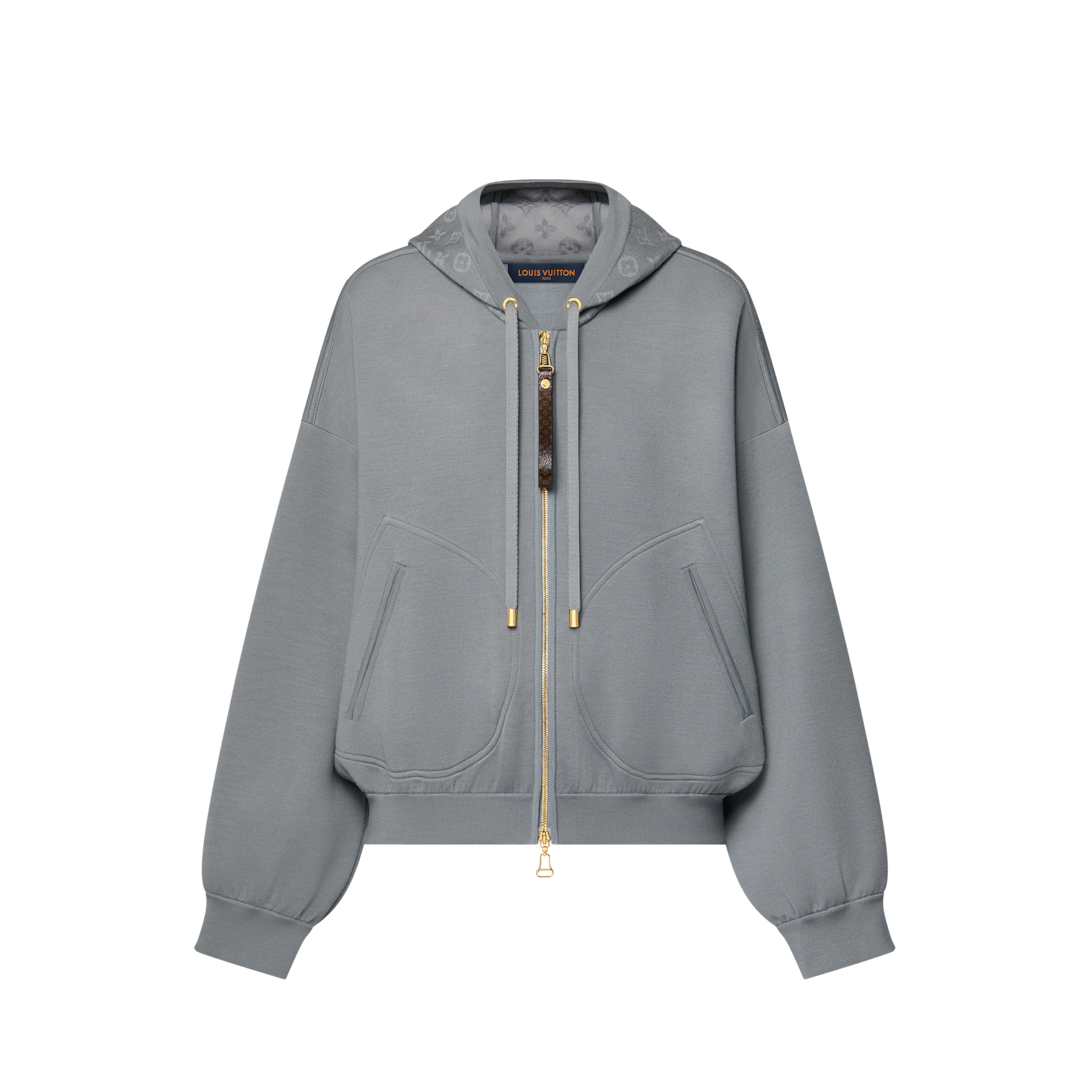 Monogram Accent Knit Hoodie - Ready to Wear - 1AGCI0 | LOUIS VUITTON