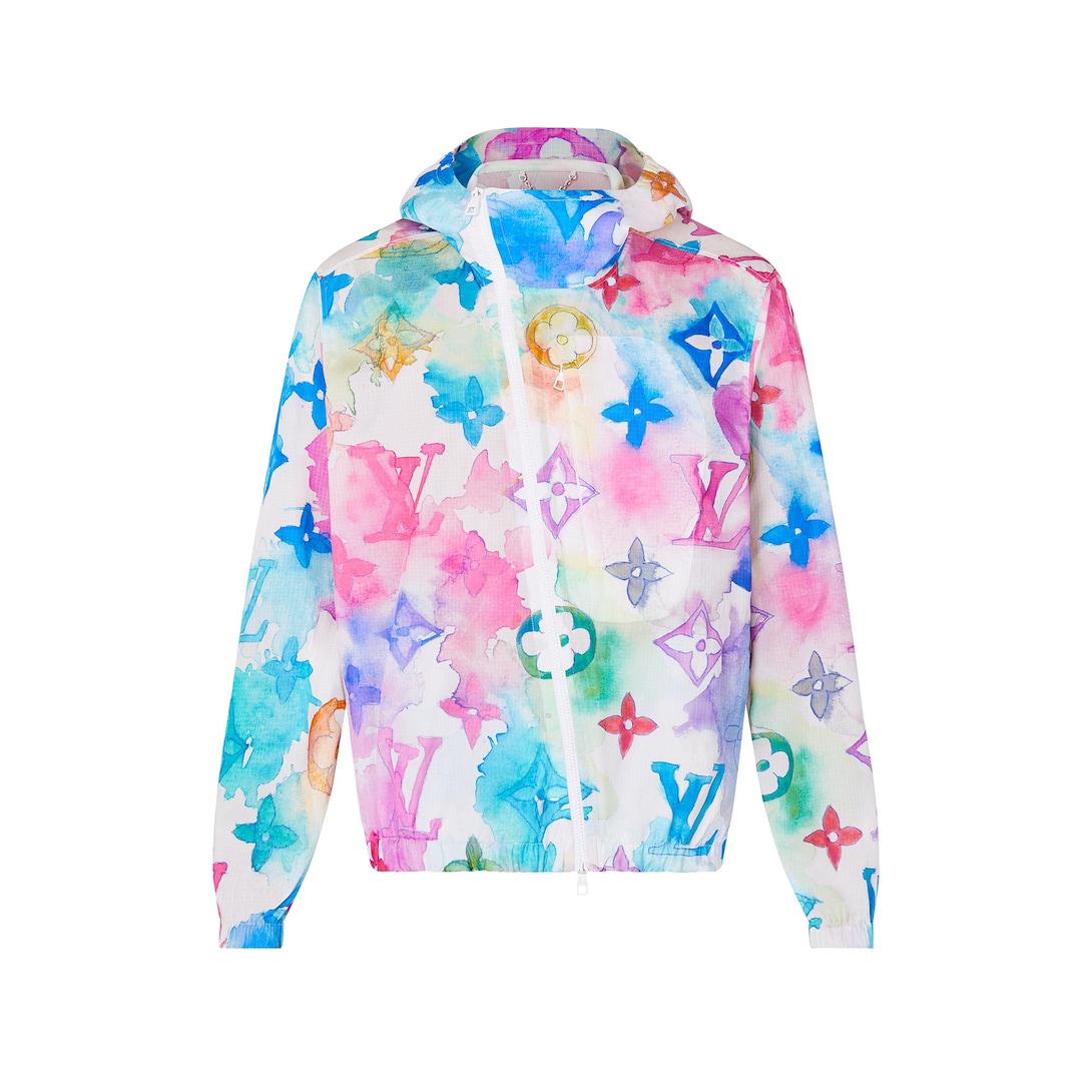 louis vuitton multicolor monogram windbreaker