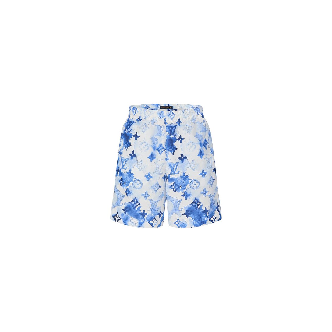 blue louis vuitton swim trunks